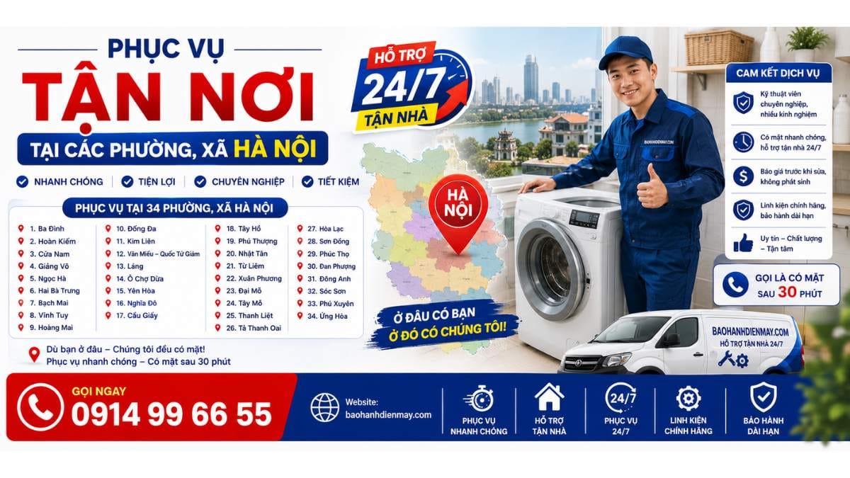 Phục Vụ Tận Nơi Tại Các Phường, Xã Hà Nội https://baohanhdienmay.com 0914 99 66 55 Uy Tín – Hỗ Trợ Tận Nhà 24/7