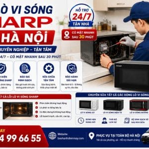 Sửa Lò Vi Sóng Sharp Tại Hà Nội Uy Tín – Hỗ Trợ Tại Nhà 24/7